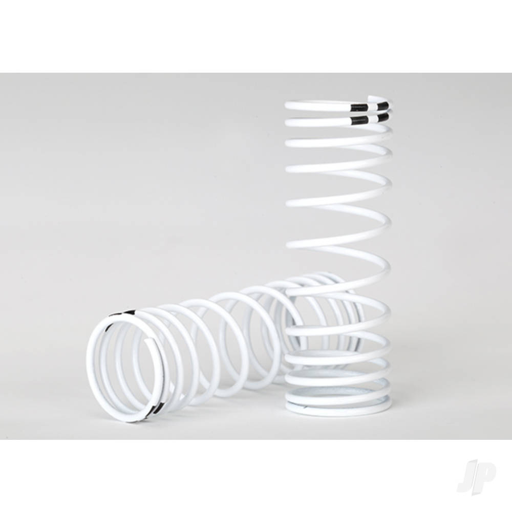 Traxxas Springs, Front (White) (progressive rate) (2 pcs)