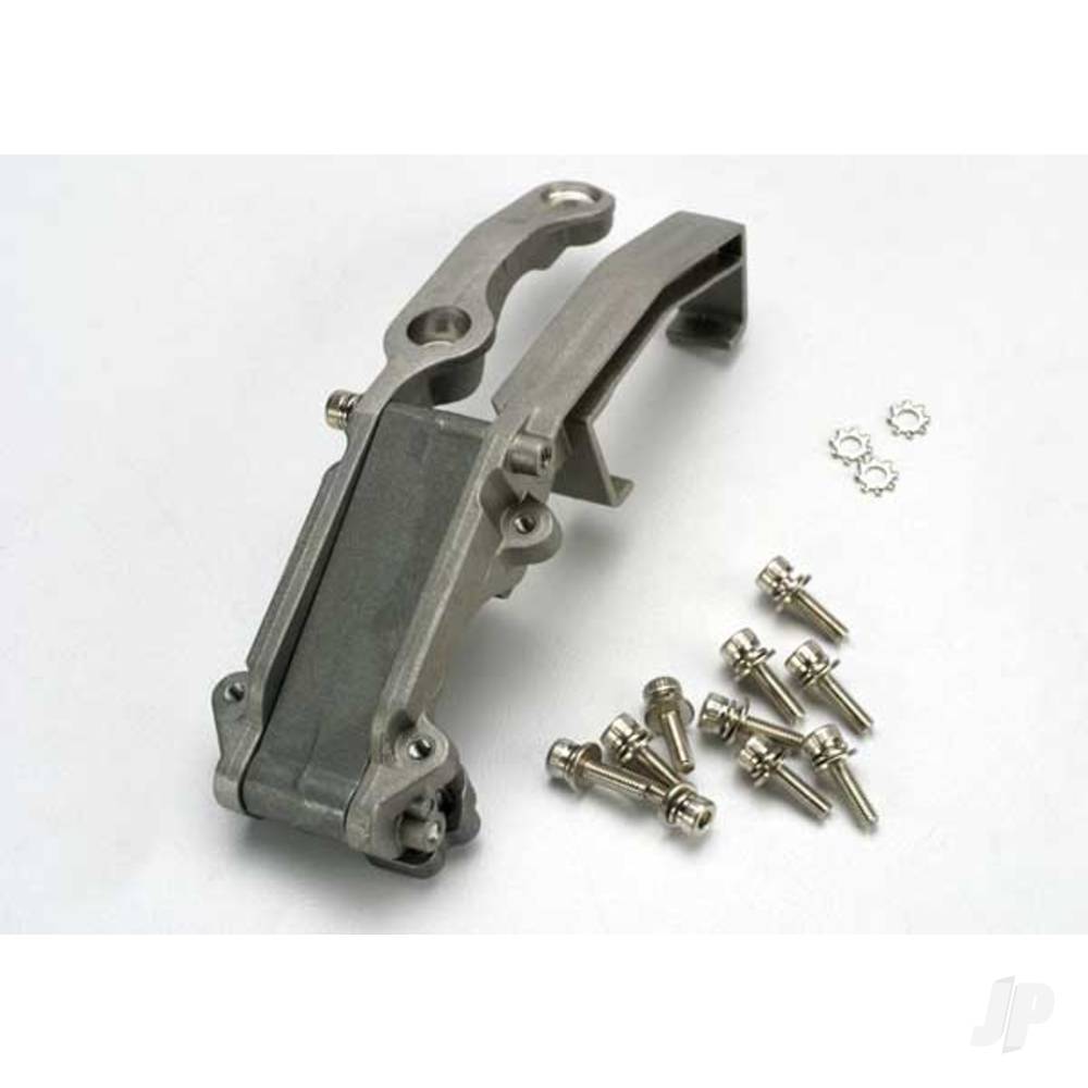Traxxas Engine mount (complete assembly) / 3x28mm CS with washers (2 pcs) / 3x10 CS with washers (10 pcs)