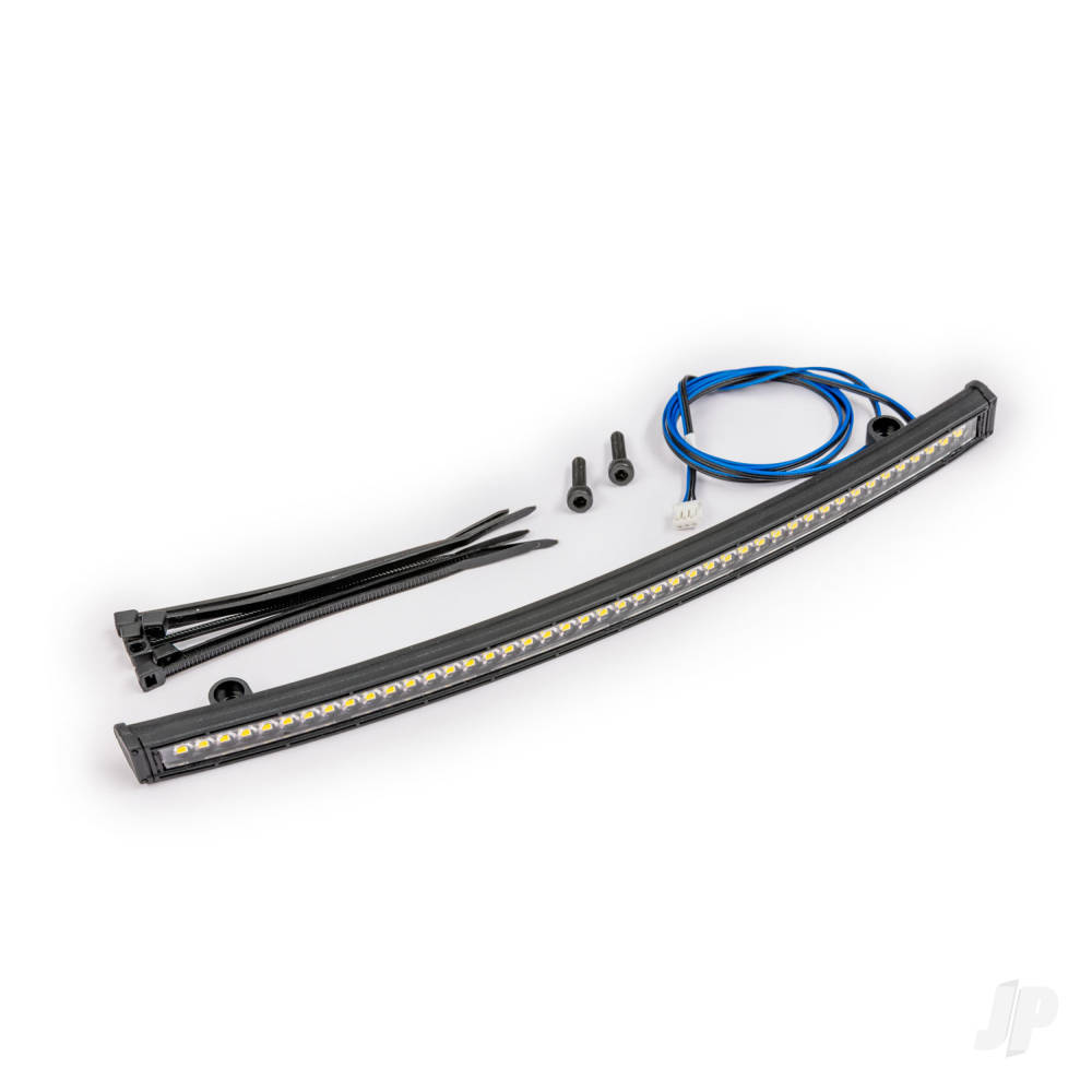 traxxas-led-light-bar-roof-curved-high-voltage-44-white-leds-single-row-180mm-wide