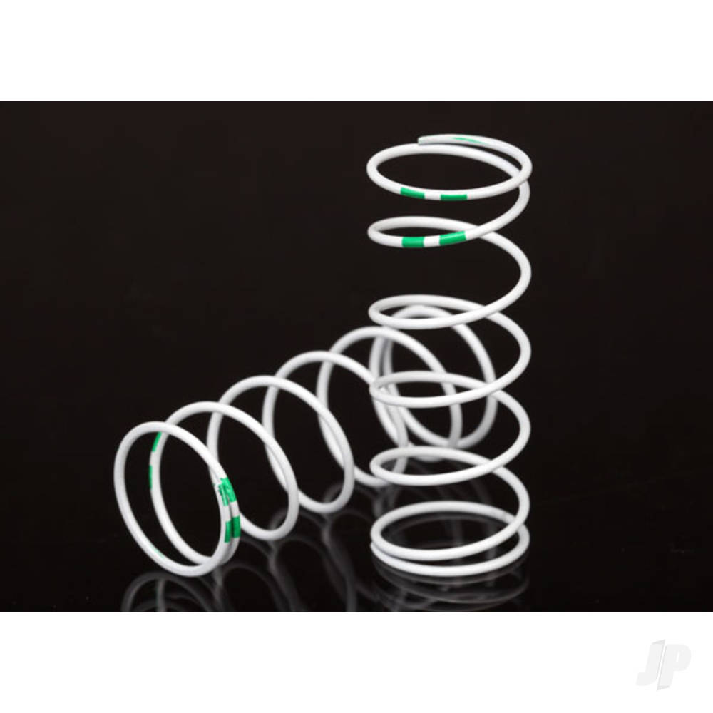 traxxas-spring-shock-white-gtr-long-0653-rate-green-1-pair