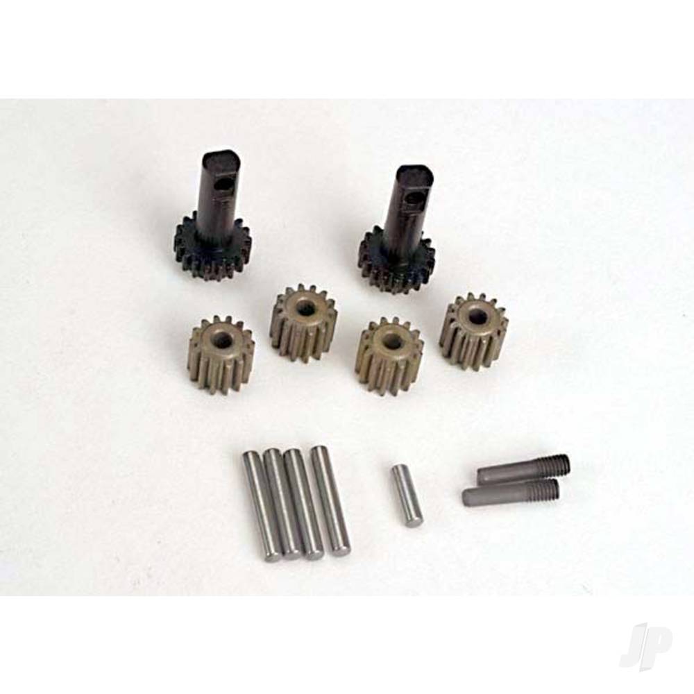 traxxas-planet-gears-4-pcs-planet-shafts-4-pcs-sun-gears-2-pcs-sun-gear-alignment-shaft-1pc-all-hardened-steel