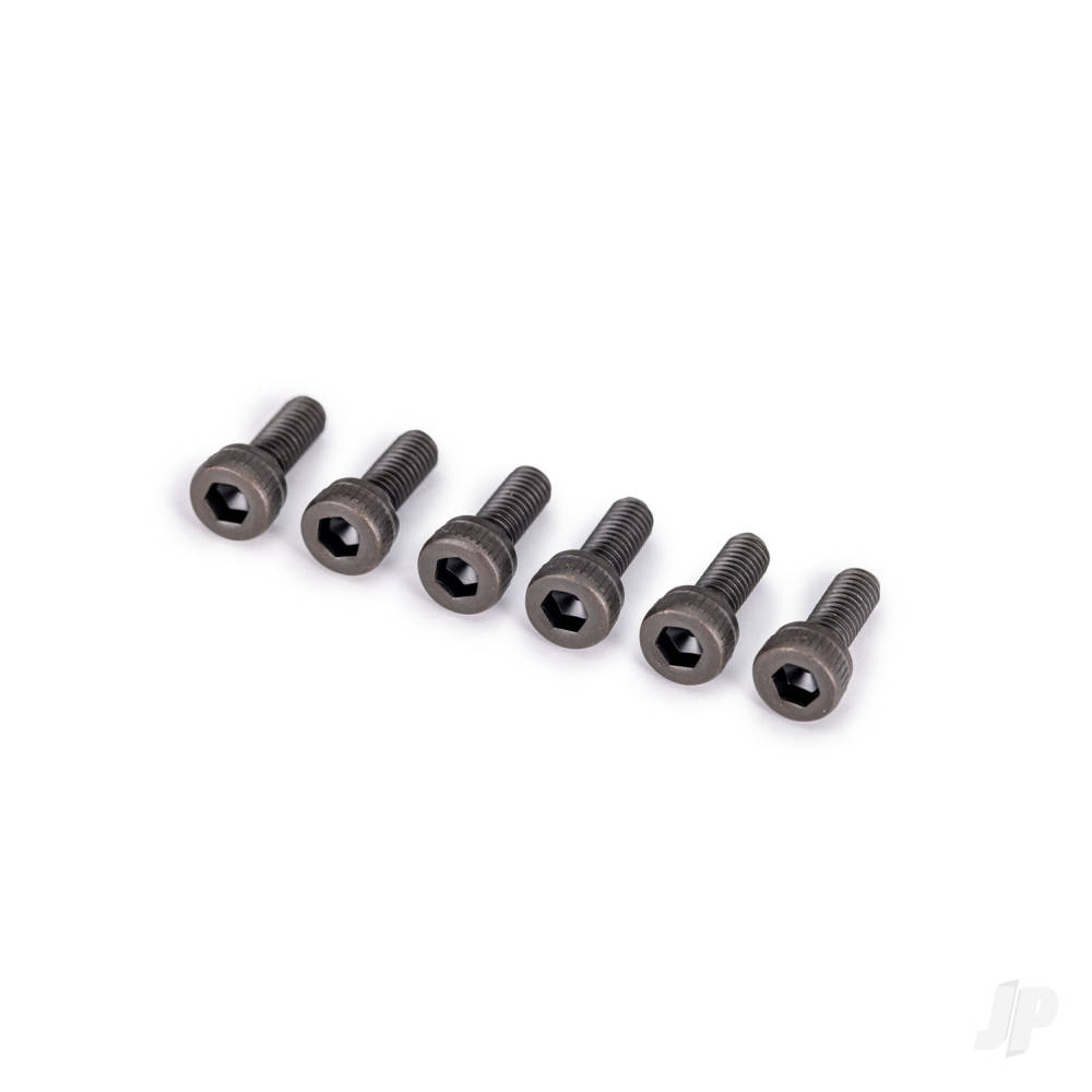 Traxxas Screws, 3x8mm caphead machine (hex drive) (6)