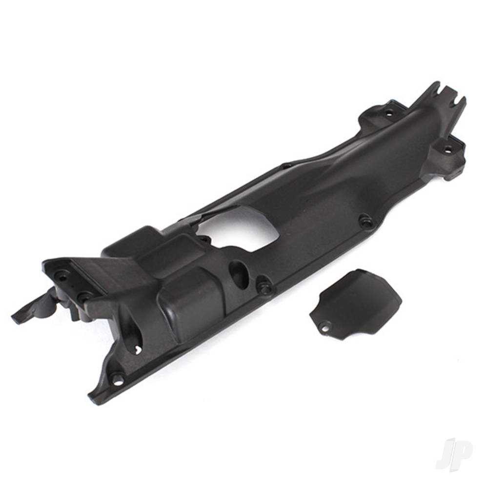 Traxxas Skid plate, transmission, nylon (Black) / cover