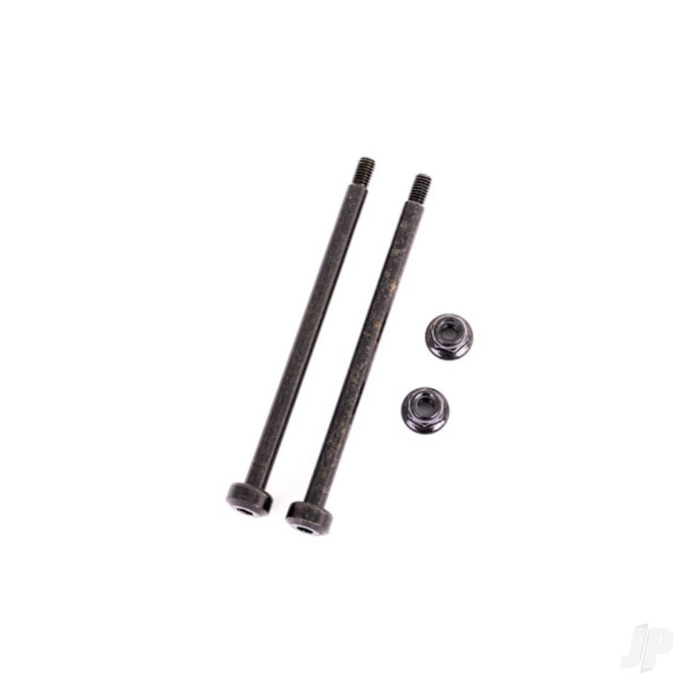 Traxxas Suspension pins, outer, rear, 3.5x56.7mm (hardened steel) (2) / M3x0.5mm NL, flanged (2)