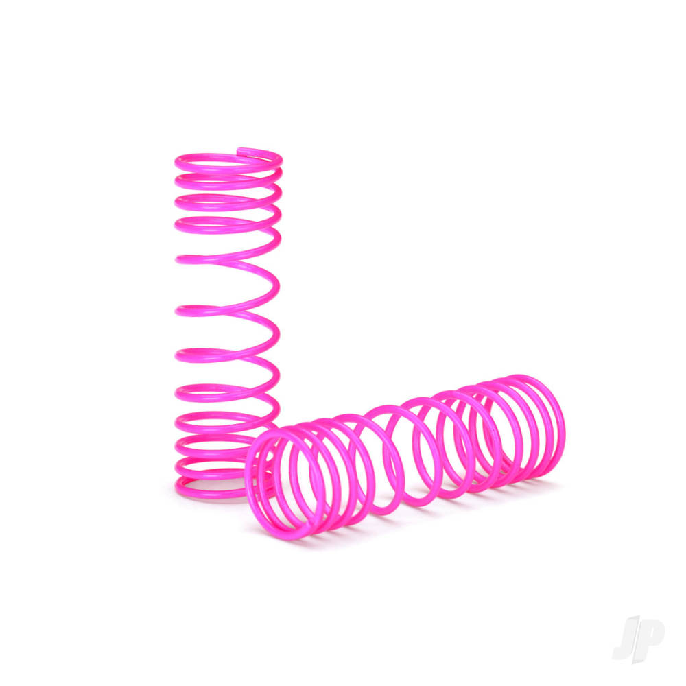 Traxxas Springs, Front (Pink) (progressive rate) (2 pcs)