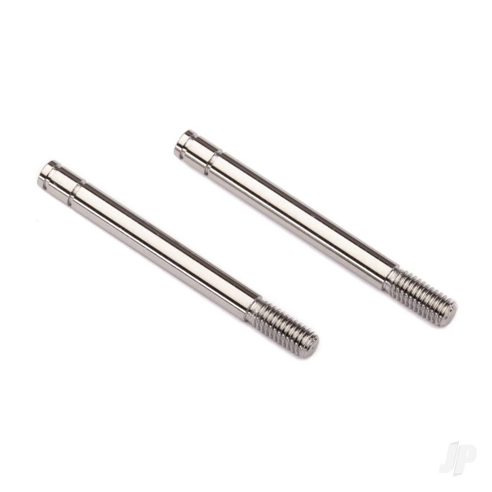Traxxas Shock shafts, Steel, Chrome finish (32mm) (2 pcs)