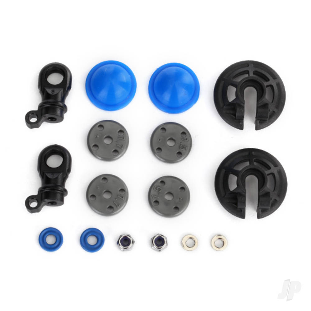 traxxas-rebuild-kit-gtr-shocks-x-rings-bladders-pistons-piston-nuts-shock-rod-ends-renews-2-shocks
