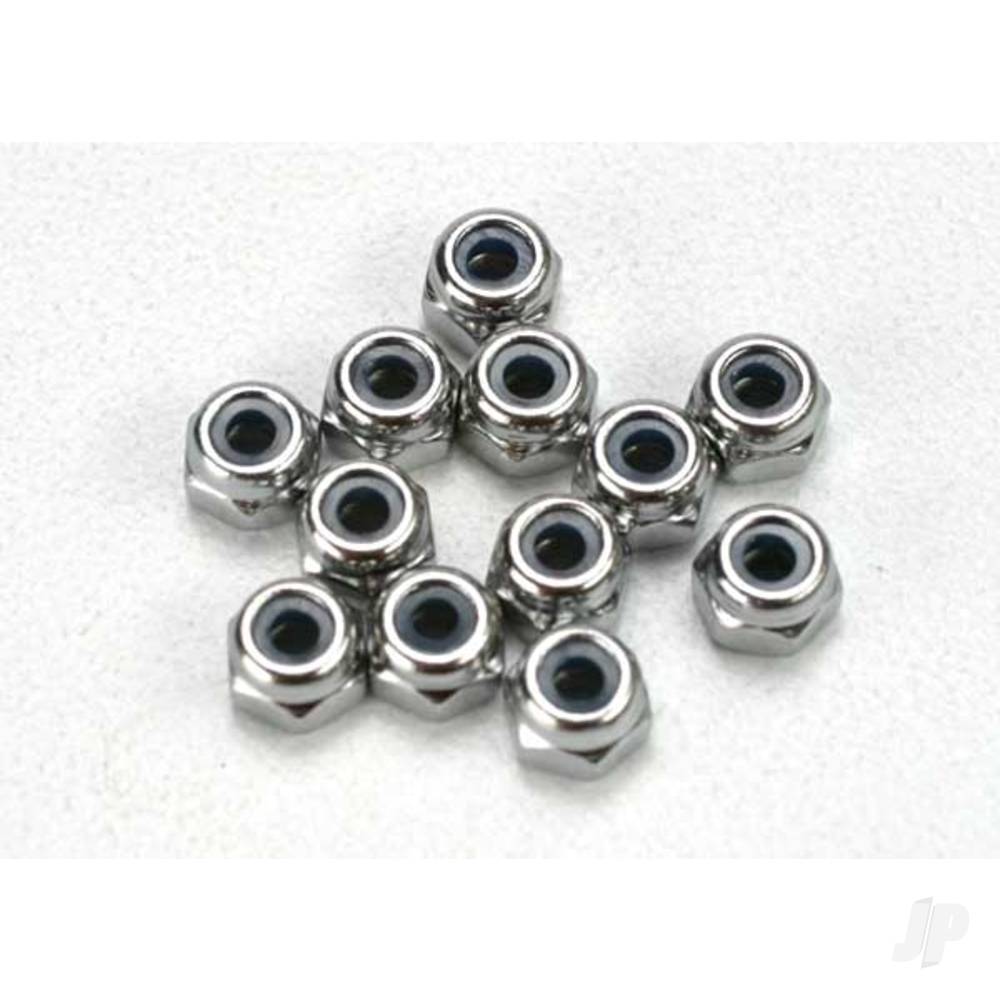 traxxas-nuts-25mm-nylon-locking-12-pcs