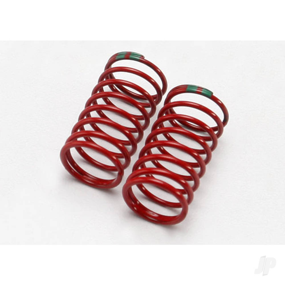 Traxxas Spring, shock (GTR) (0.88 rate, double Green) (1 pair)
