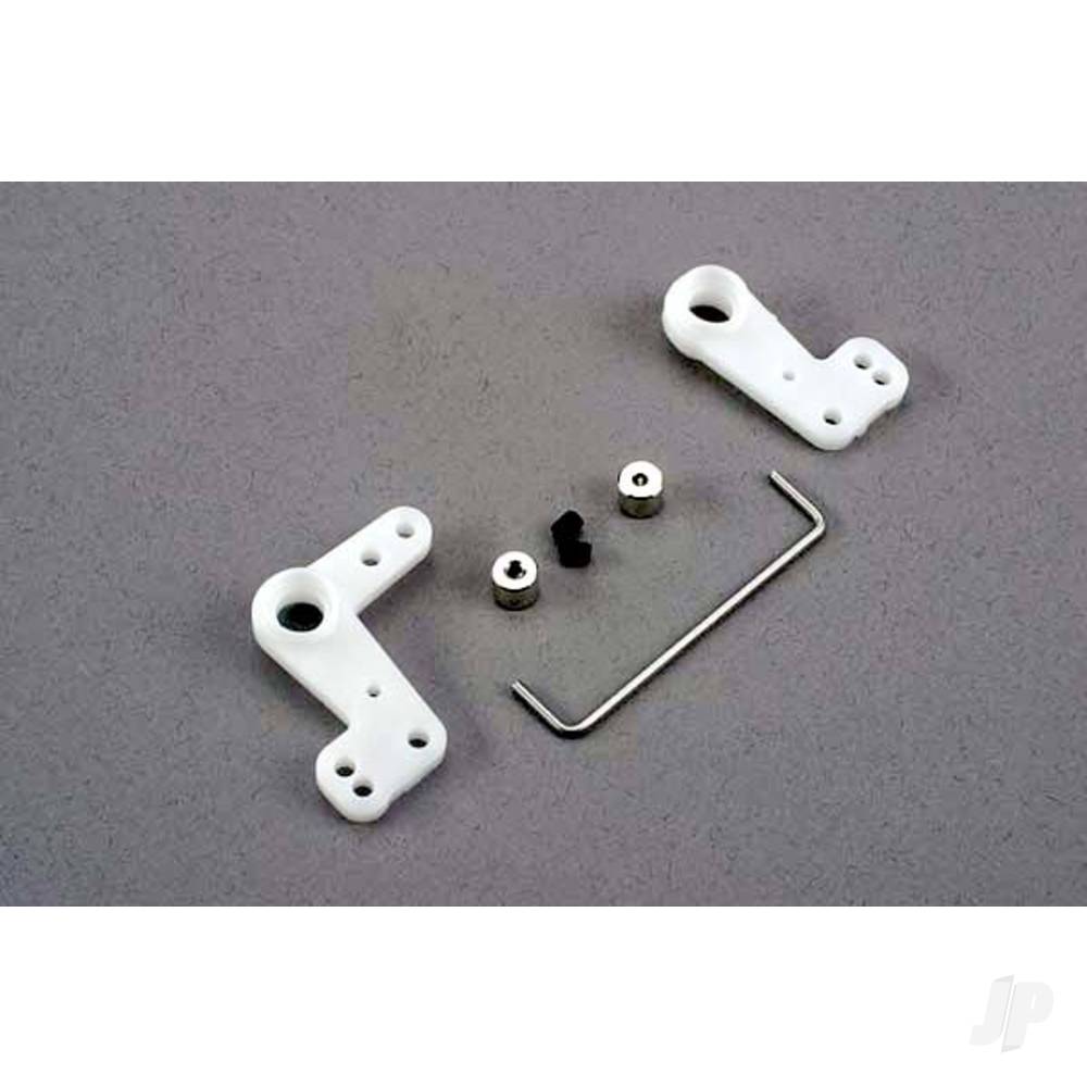 Traxxas Bellcranks (left & right) / 1.5mm wire drag link / 1.5mm Set screw collars (2 pcs)