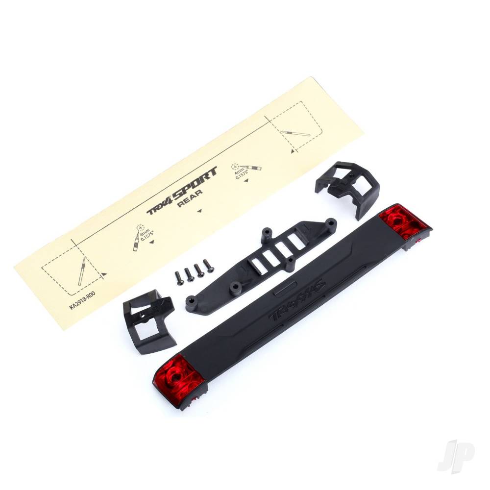 traxxas-tailgate-panel-tailgate-retainers-2-pcs-tailgate-mount-tail-light-lens-2-pcs-left-right-25x8-bcs-4-pcs-fits-8111-or-8112-body