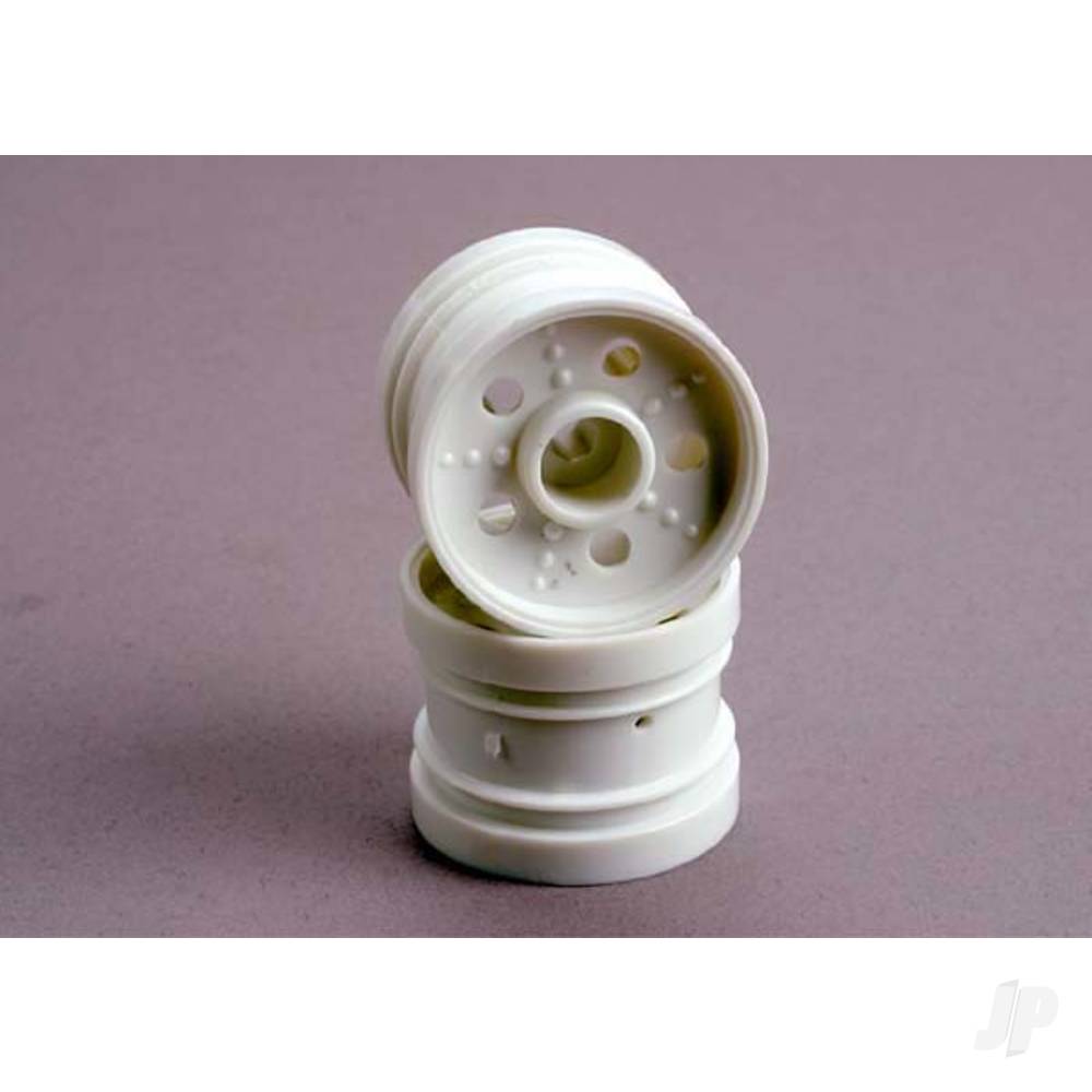 Traxxas Wheels, White (Rear) (2 pcs)