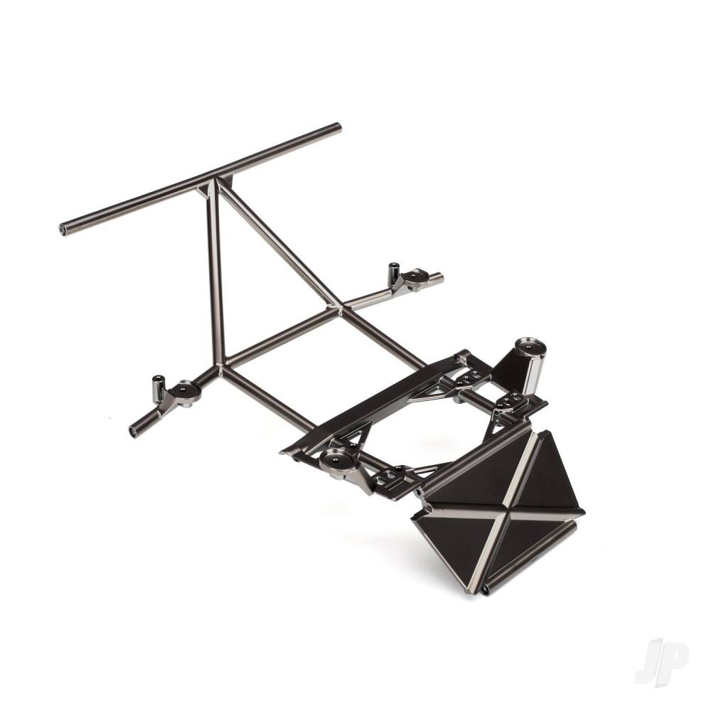Traxxas Tube Chassis, centre section, Front (Satin Black Chrome-plated)