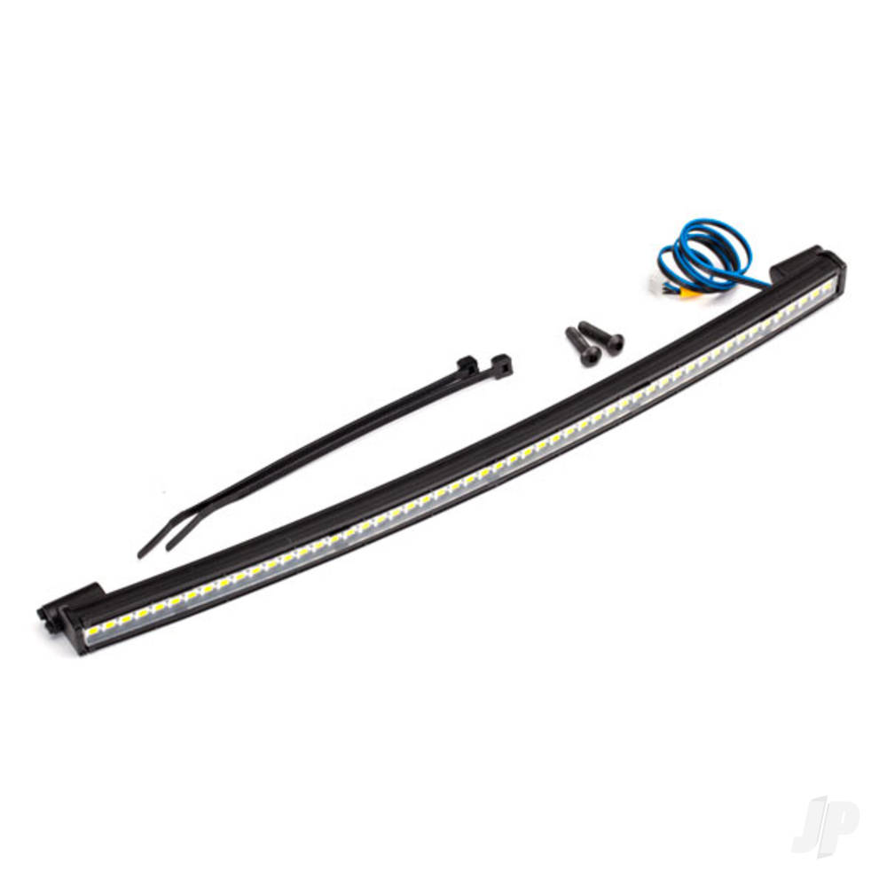 traxxas-led-light-bar-roof-curved-high-voltage-52-white-leds-single-row-202mm-wide