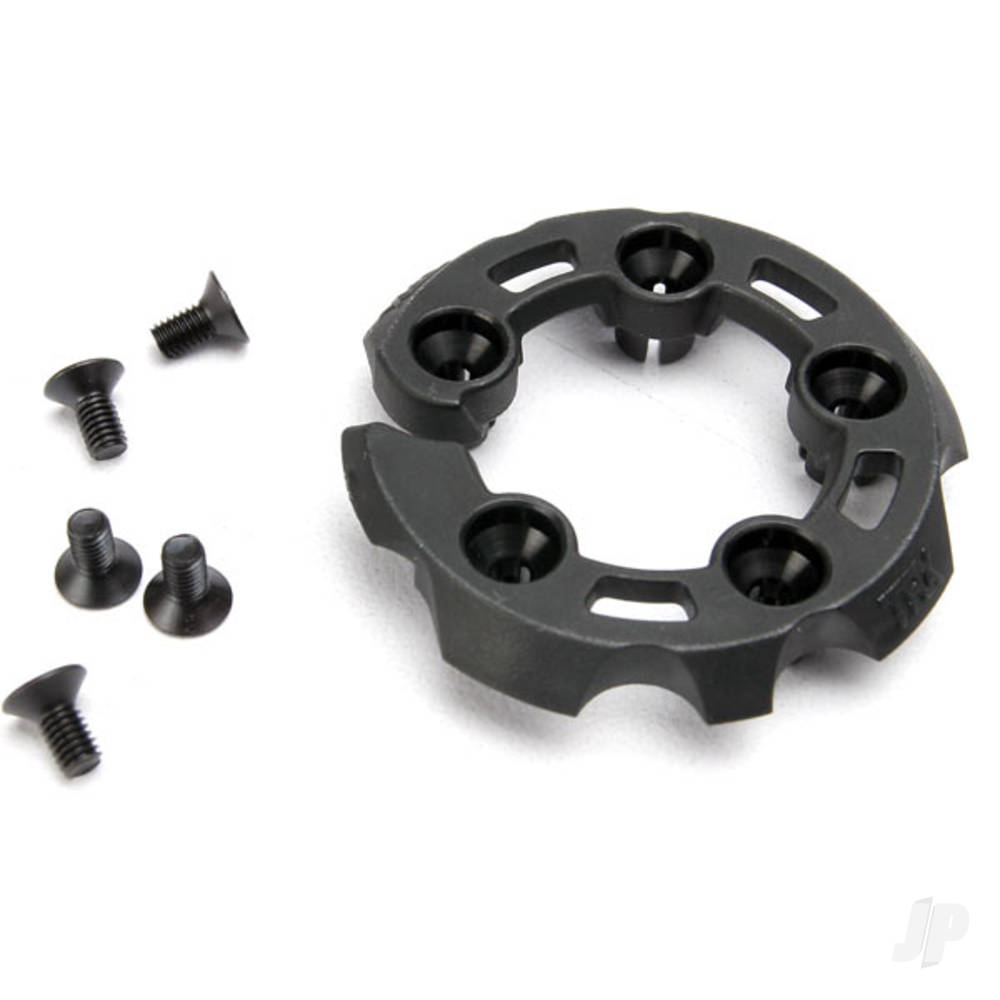Traxxas Head protector, cooling head (1pc) / 3x6mm CCS (5 pcs) (TRX 3.3)