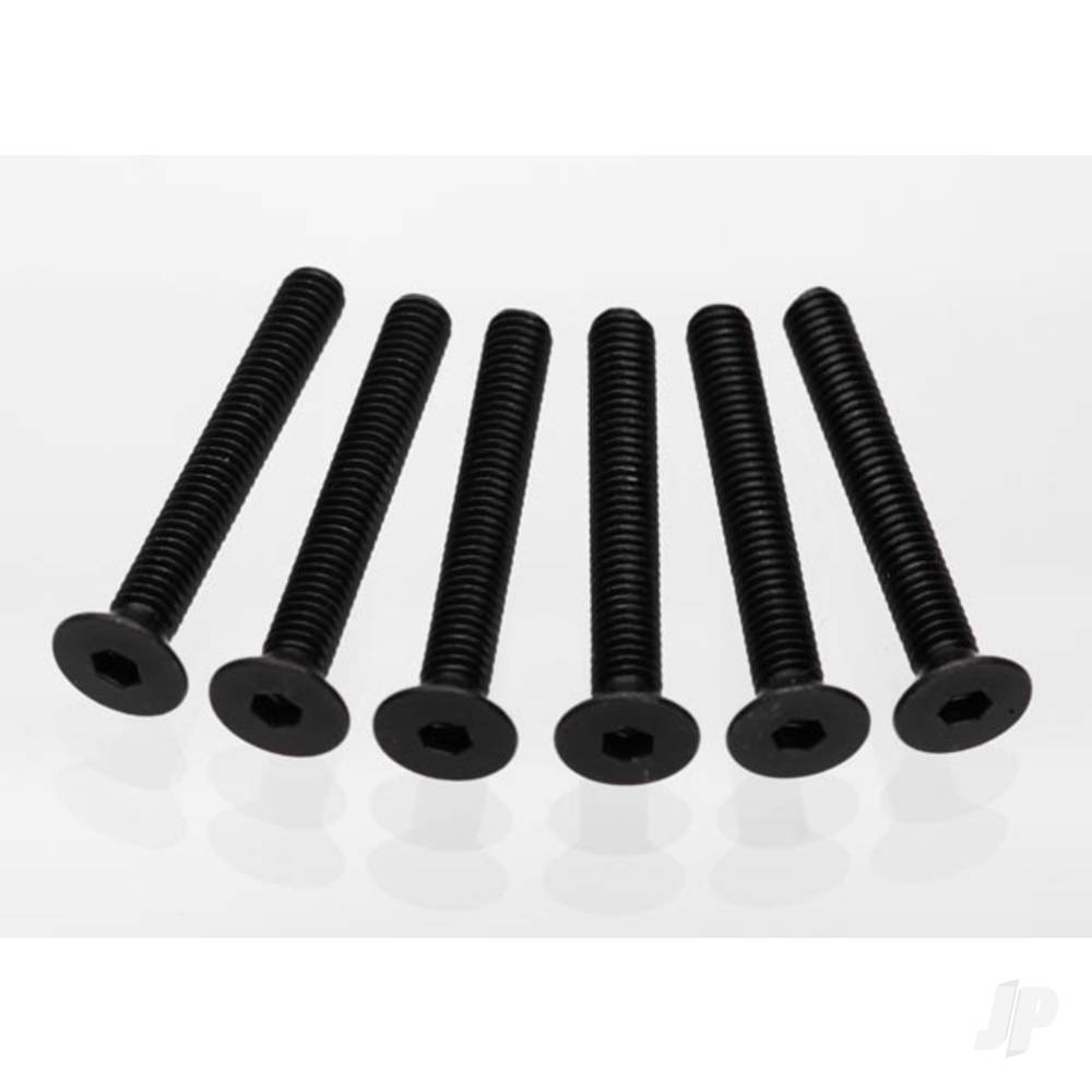 Traxxas Screws, 4x30mm countersunk machine (hex drive) (6 pcs)