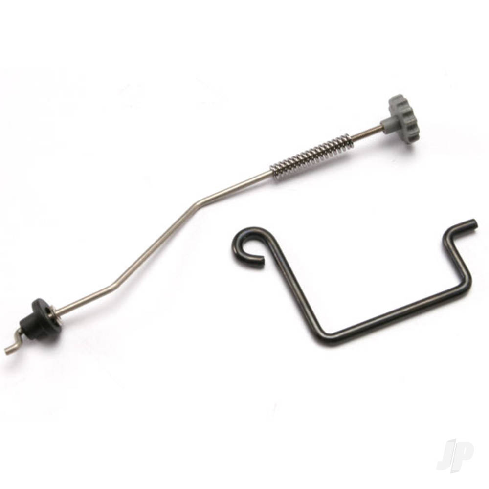Traxxas Linkage Set, Rear brake (Revo) (Includes: brake lever / rod (wire) / brake spring / brake adjustment dialeft & rightod guide bushing / screw collar)