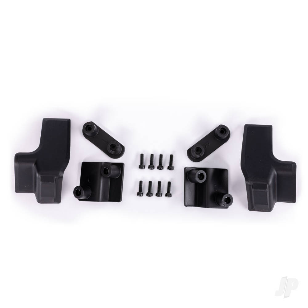 Traxxas Body Reinforcement Set, Black/ 3x10mm CS (8) (fits #10211 body)