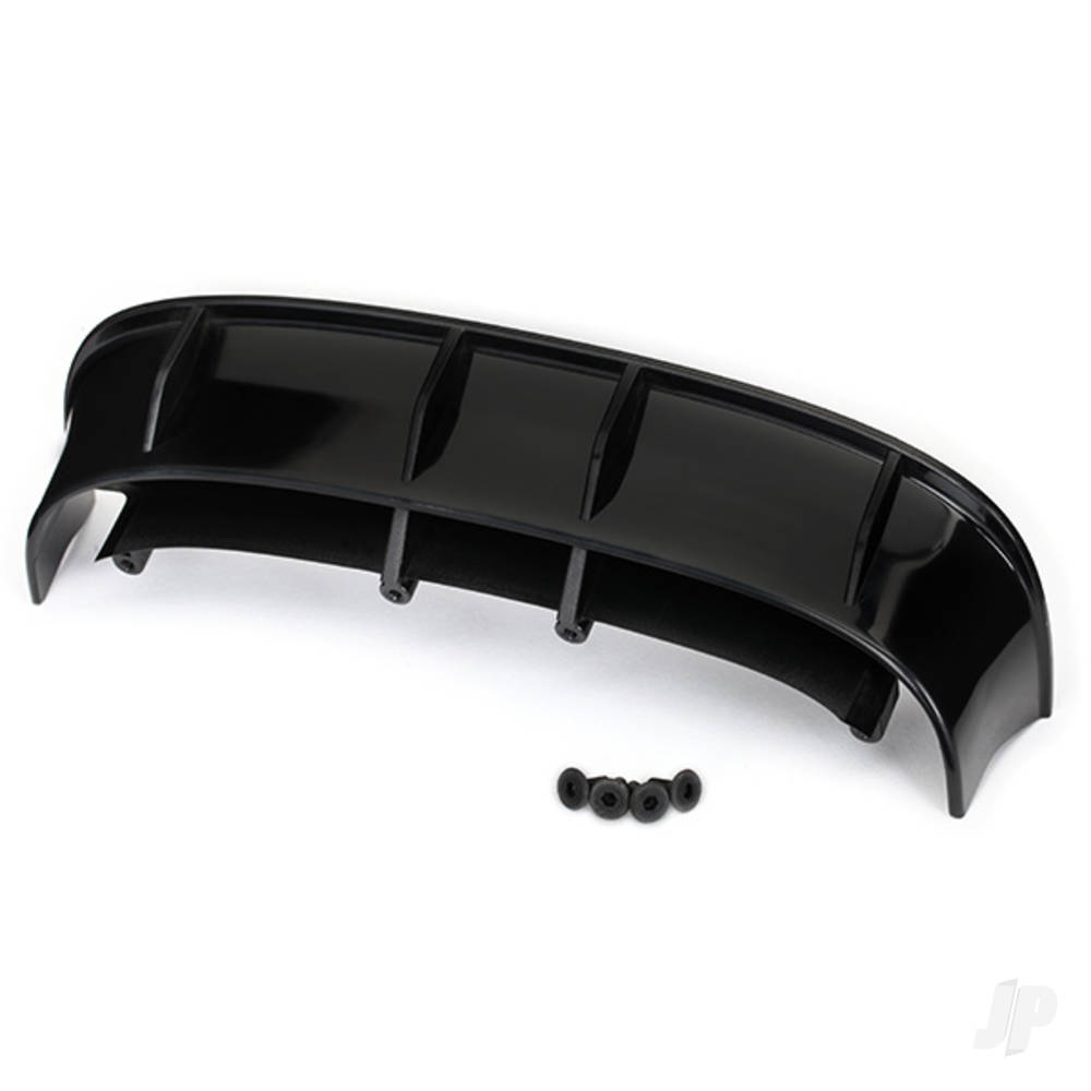 Traxxas Wing, Ford Fiesta ST Rally (Black) / 3x8 FCS (4 pcs)