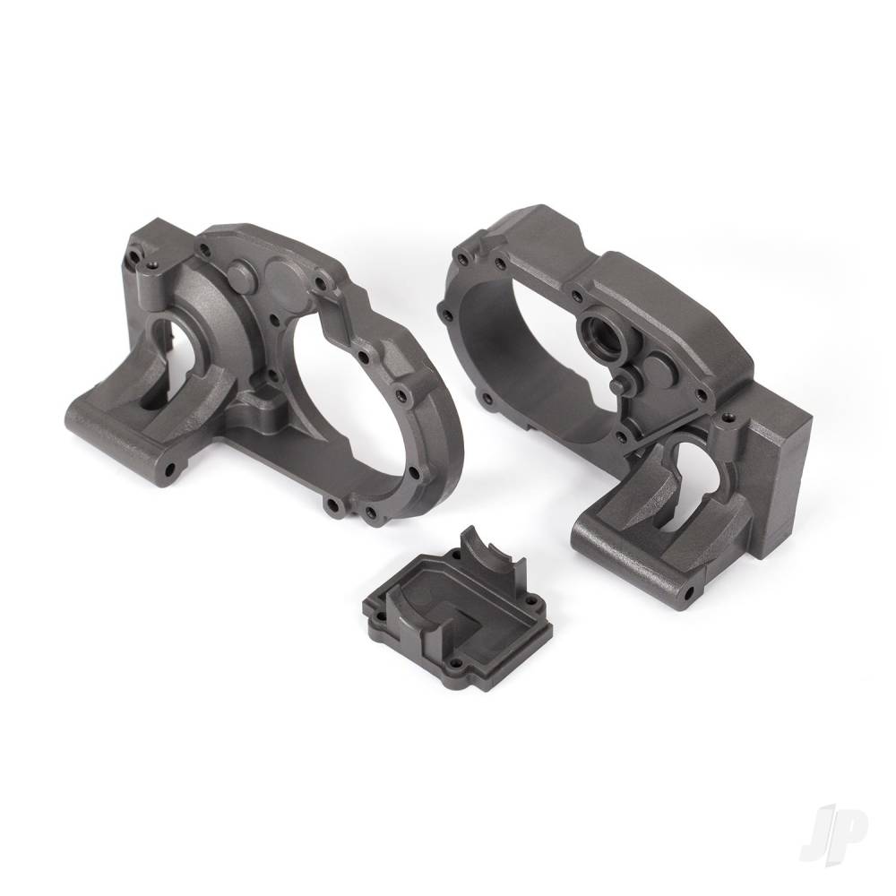 traxxas-gearbox-halves-left-right-differential-cover-charcoal-grey