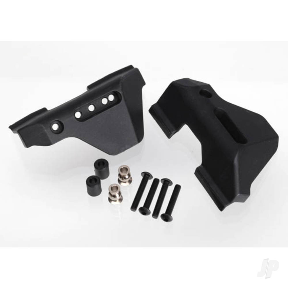 Traxxas Suspension arm guards, Rear (2 pcs) / guard spacers (2 pcs) / hollow balls (2 pcs) / 3X16mm BCS (8 pcs)
