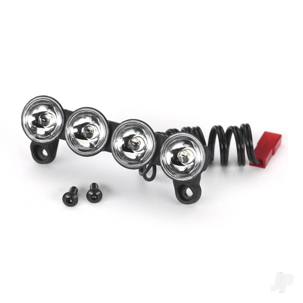 Traxxas LED light bar, Front (assembled)/ 3x8 BCS (2)/ 2.5x8 BCS (2) (requires front bumper #5835X for 2WD Slash, #3635 for 2WD Stampede, #3630 for 2WD Bigfoot No. 1, #6835X for 4WD Slash, or #6777X for 4WD Stampede)