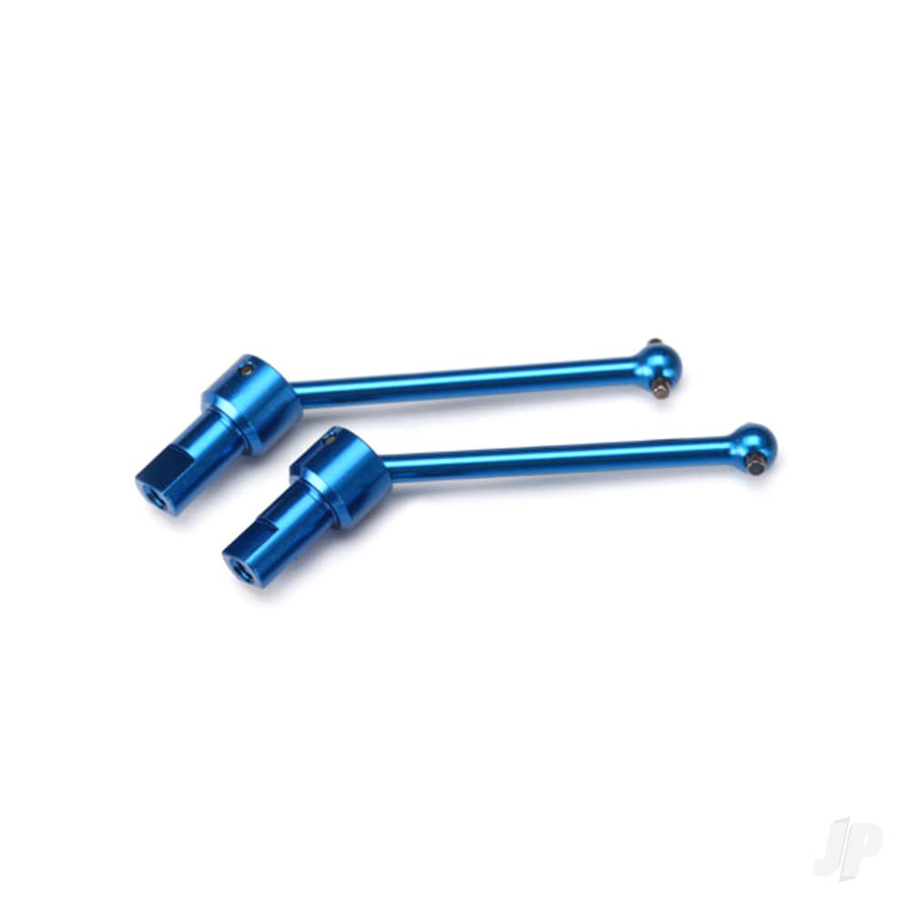 Traxxas Driveshaft assembly, Front & Rear, 6061-T6 aluminium (Blue-anodised) (2 pcs)