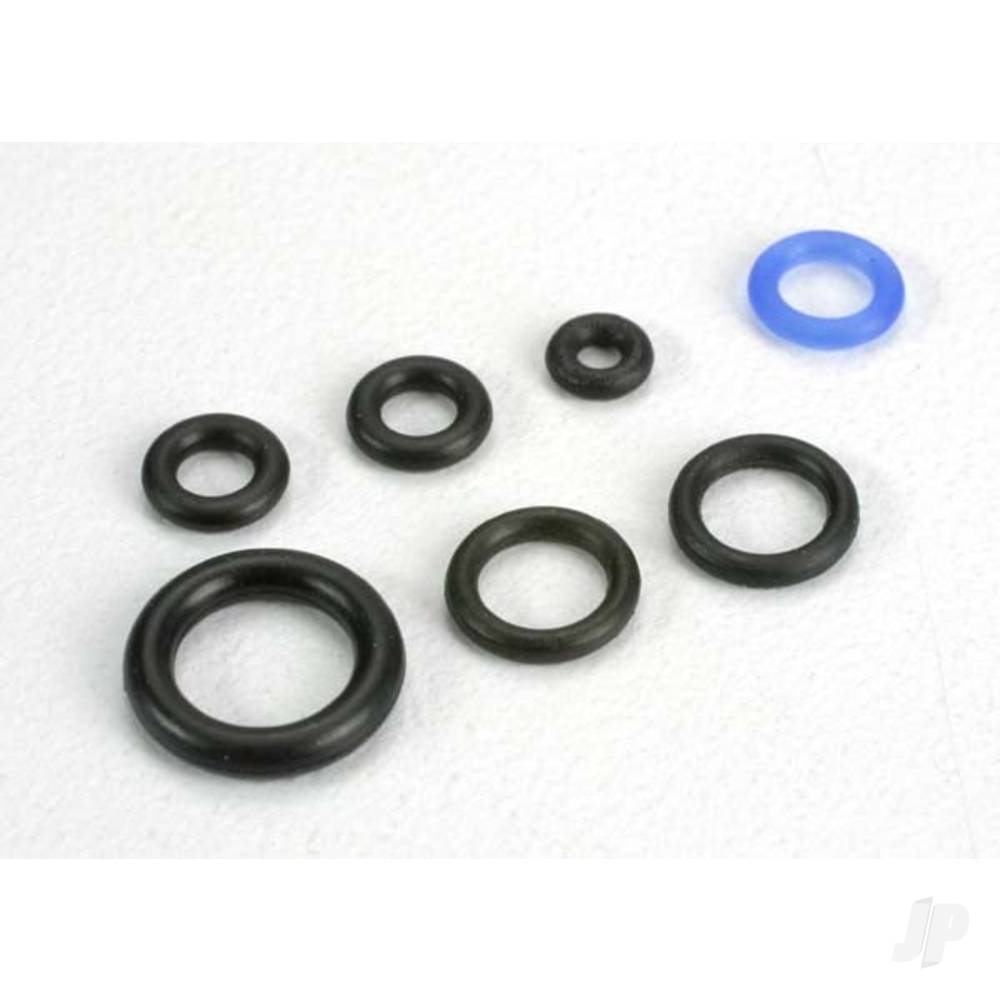 Traxxas O-ring Set: for carb base / air filter adapter / high-speed needle (2 pcs) / low-speed spray bar (2 pcs)