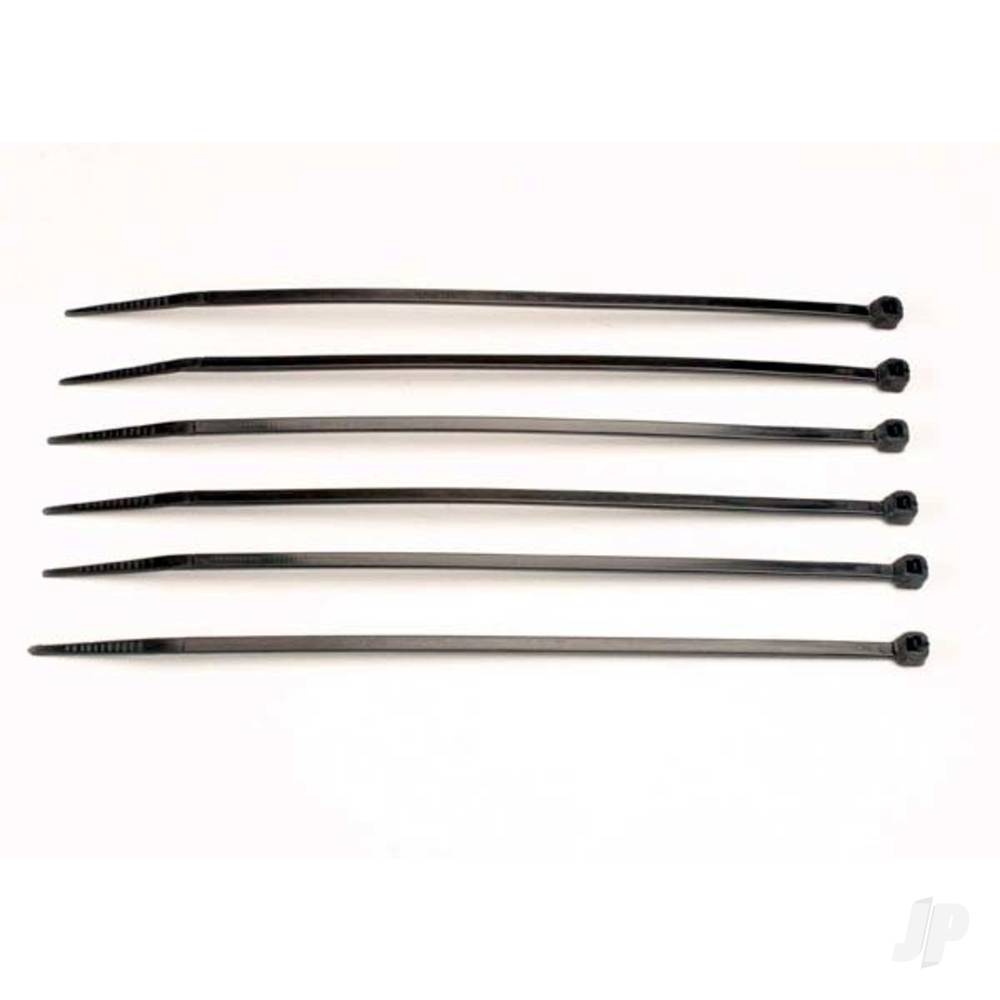 Traxxas Cable ties, Medium (Black) (6 pcs)