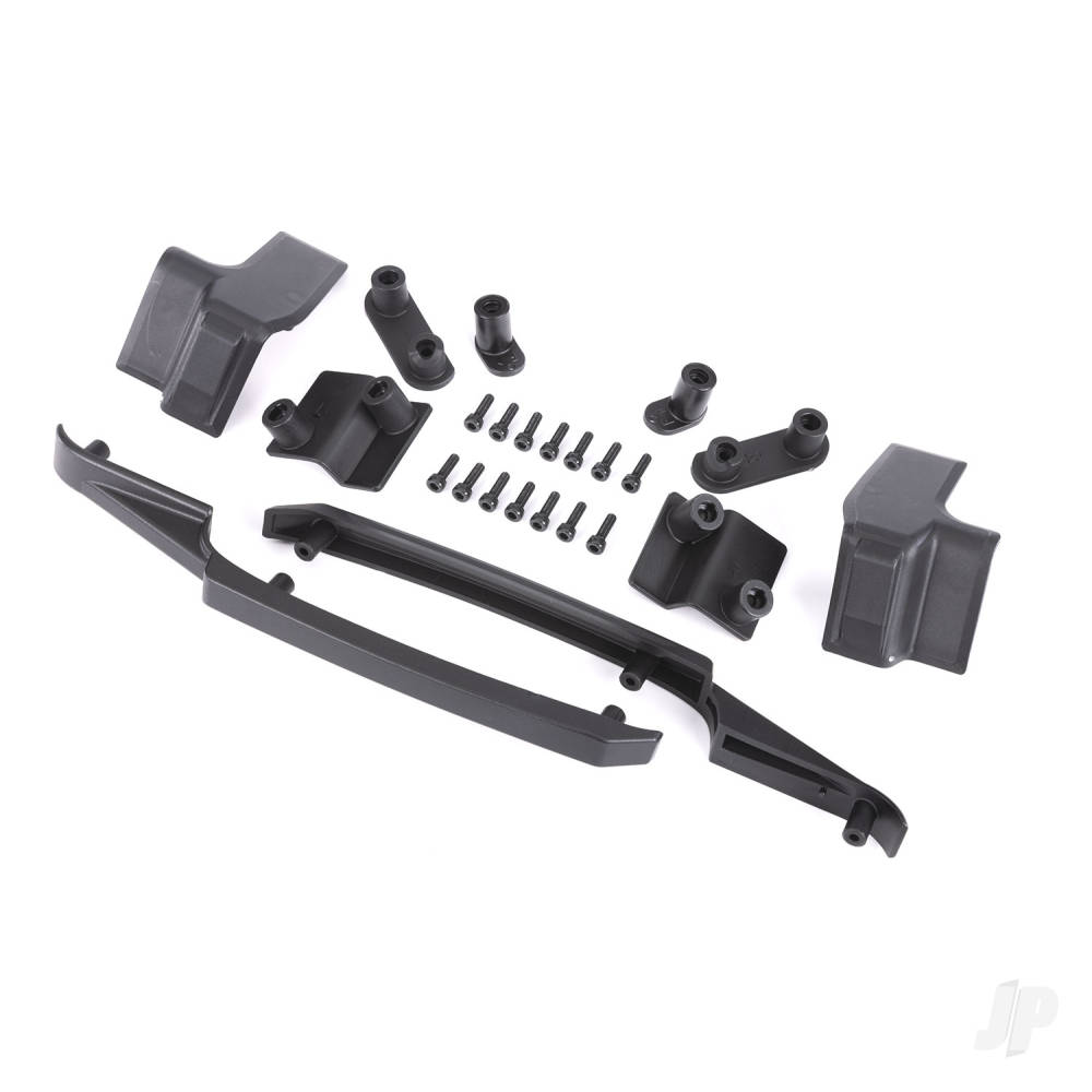 Traxxas Body Reinforcement Set, Black/ skid pads (roof)/ 3x10mm CS (14) (fits #10211 body)