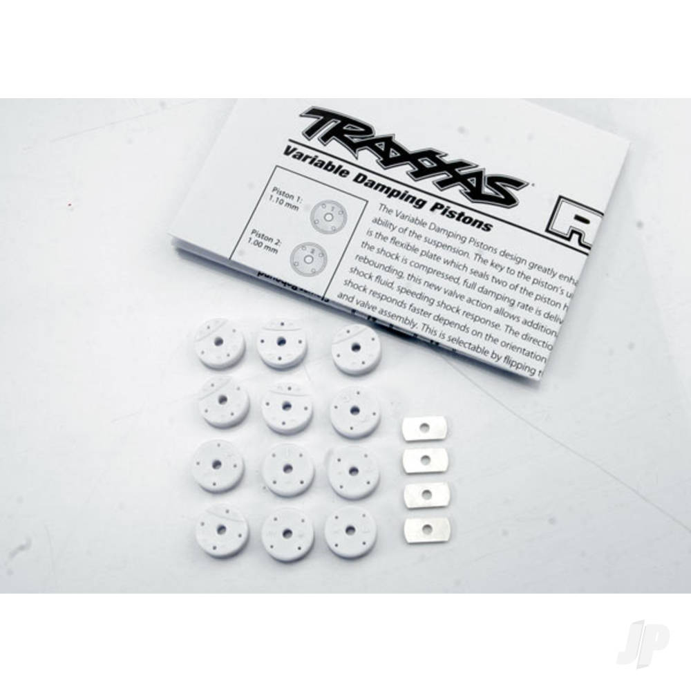 Traxxas Variable damping kit, GTR shocks (includes #1, #2, #3 pistons and stainless Steel valves)