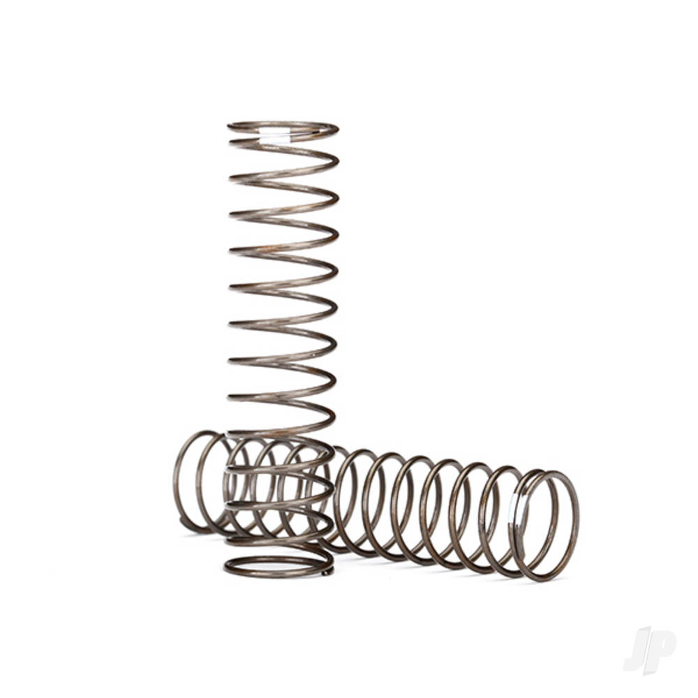 Traxxas Springs, shock (natural finish) (GTS) (0.30 rate, White stripe) (2 pcs)