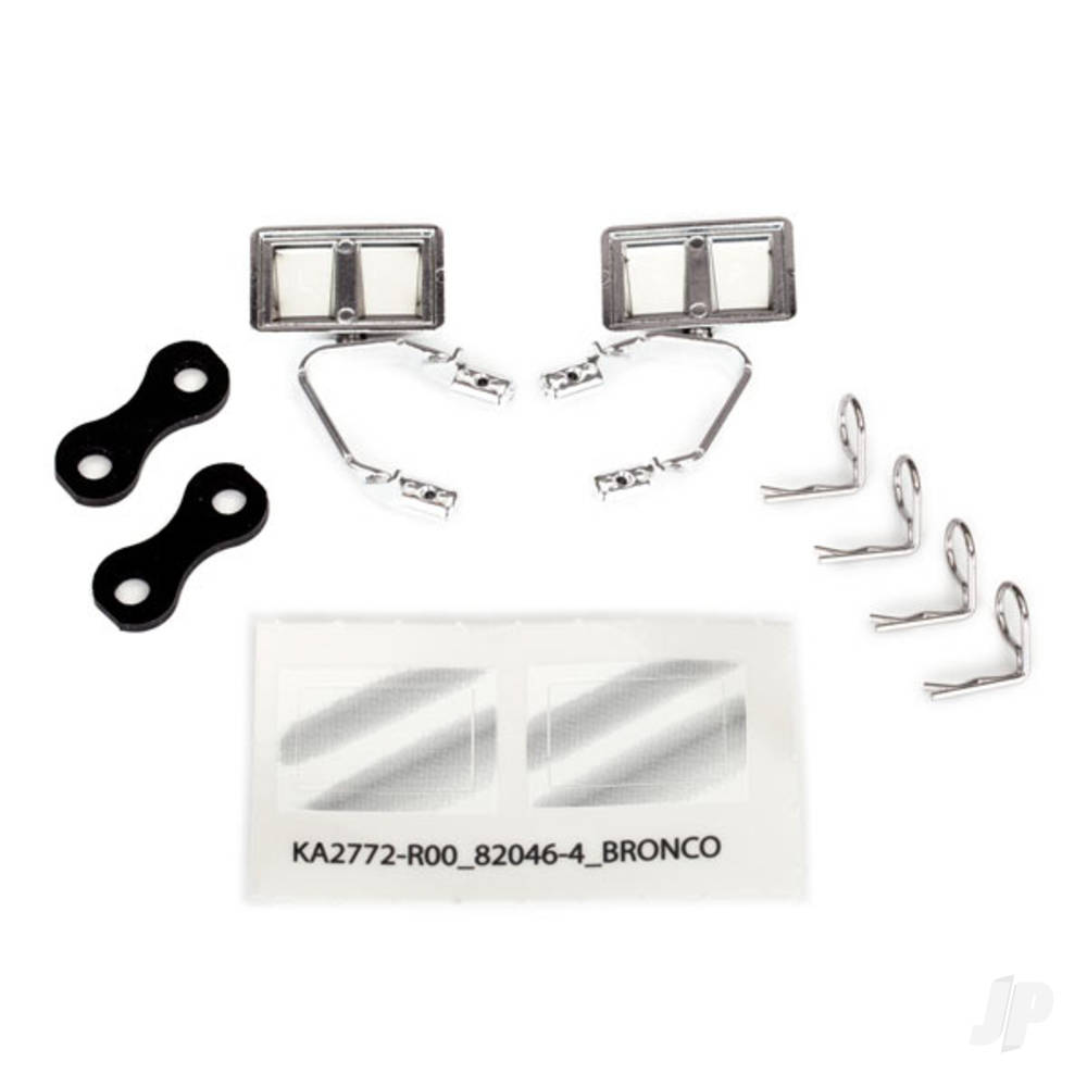 traxxas-mirrors-side-chrome-left-right-retainers-2-pcs-body-clips-4-pcs-fits-8010-body
