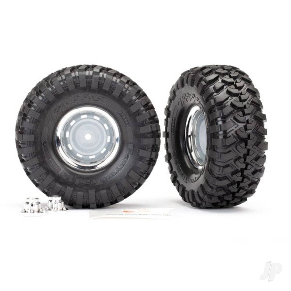 traxxas-wheels-tyres-assembled-glued-19in-chrome-wheels-2-pcs