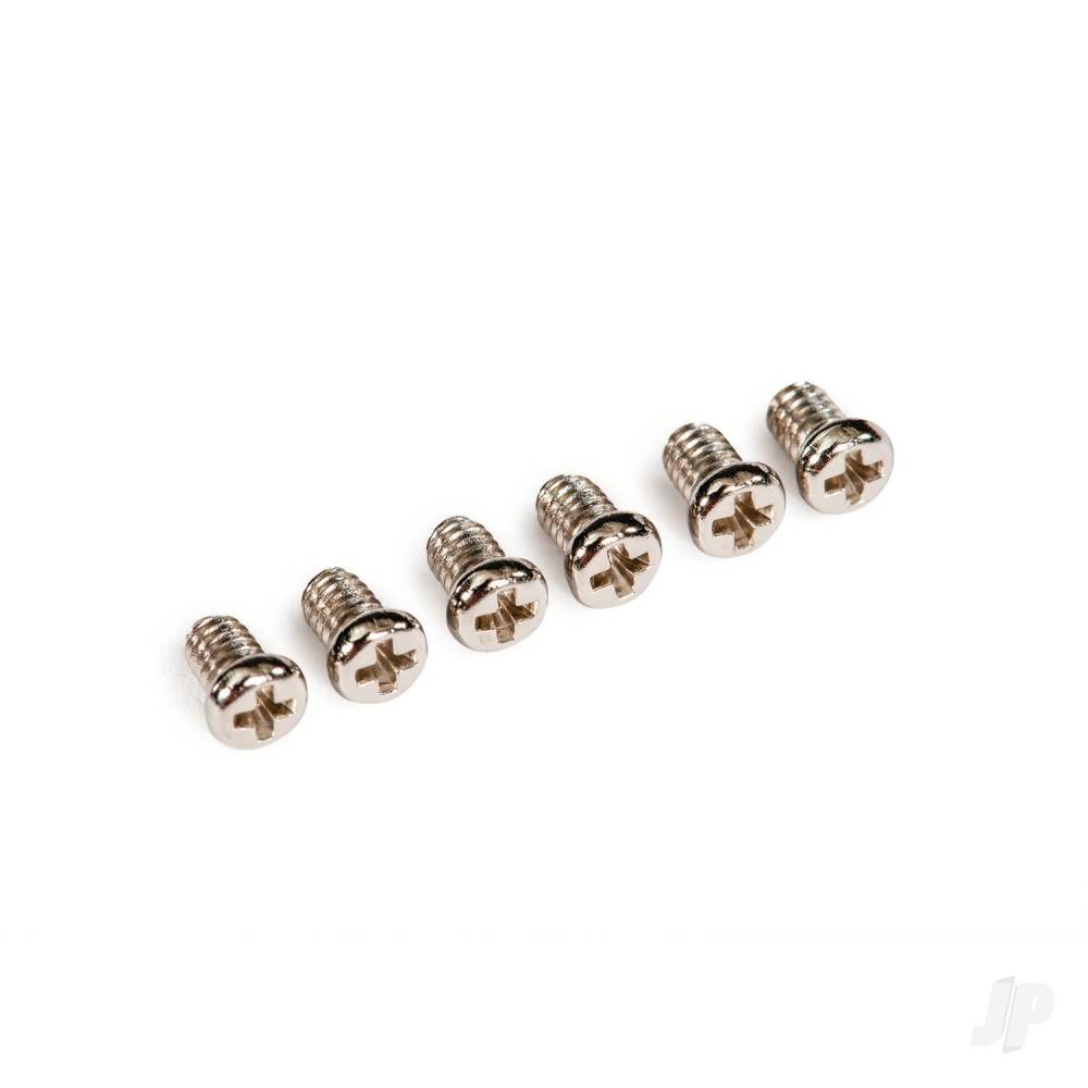 Traxxas Low speed spray bar screws, 2x4mm roundhead machine screws (6 pcs)