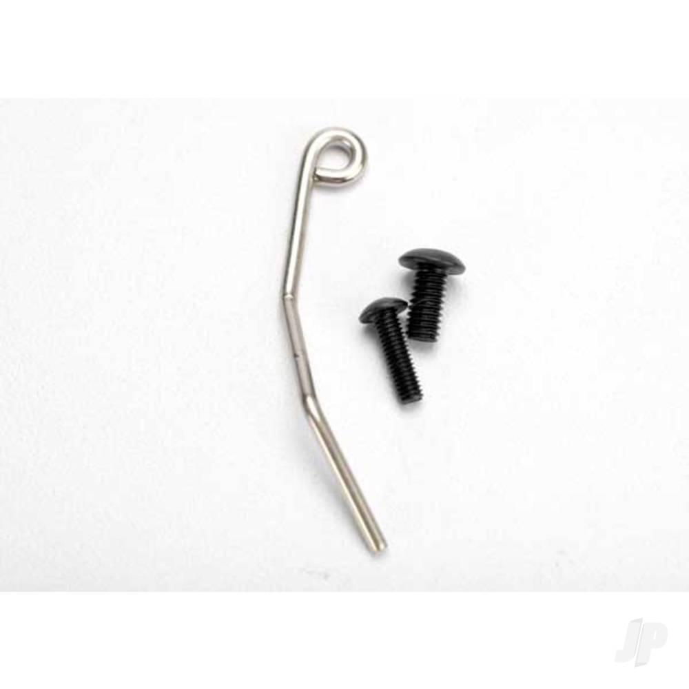 Traxxas Hanger, metal (for tuned pipe) / 4x8 BCS (1pc) / 3x10 BCS (1pc)