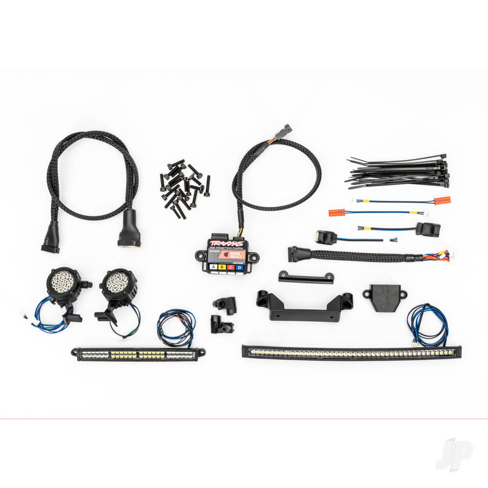 traxxas-pro-scale-led-light-set-sand-car-complete-includes-front-light-bar-rear-light-bar-side-lights-left-right-and-high-voltage-power-amplifier