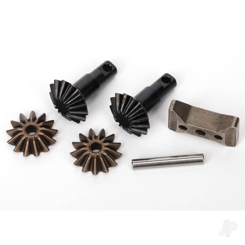 traxxas-gear-set-differential-output-gears-2-pcs-spider-gears-2-pcs-spider-gear-shaft-carrier-support