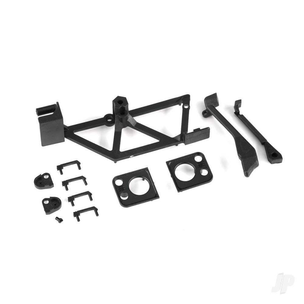 traxxas-door-handles-4-light-mounts-front-left-right-light-retainers-front-bumper-left-right-fuel-cap-snorkel-spare-tyre-mount-fits-9712-body