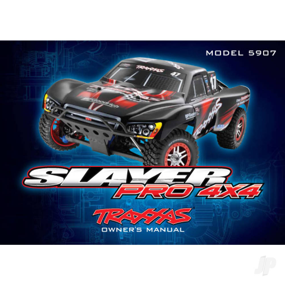Traxxas Owner's Manual, Slayer Pro 4X4