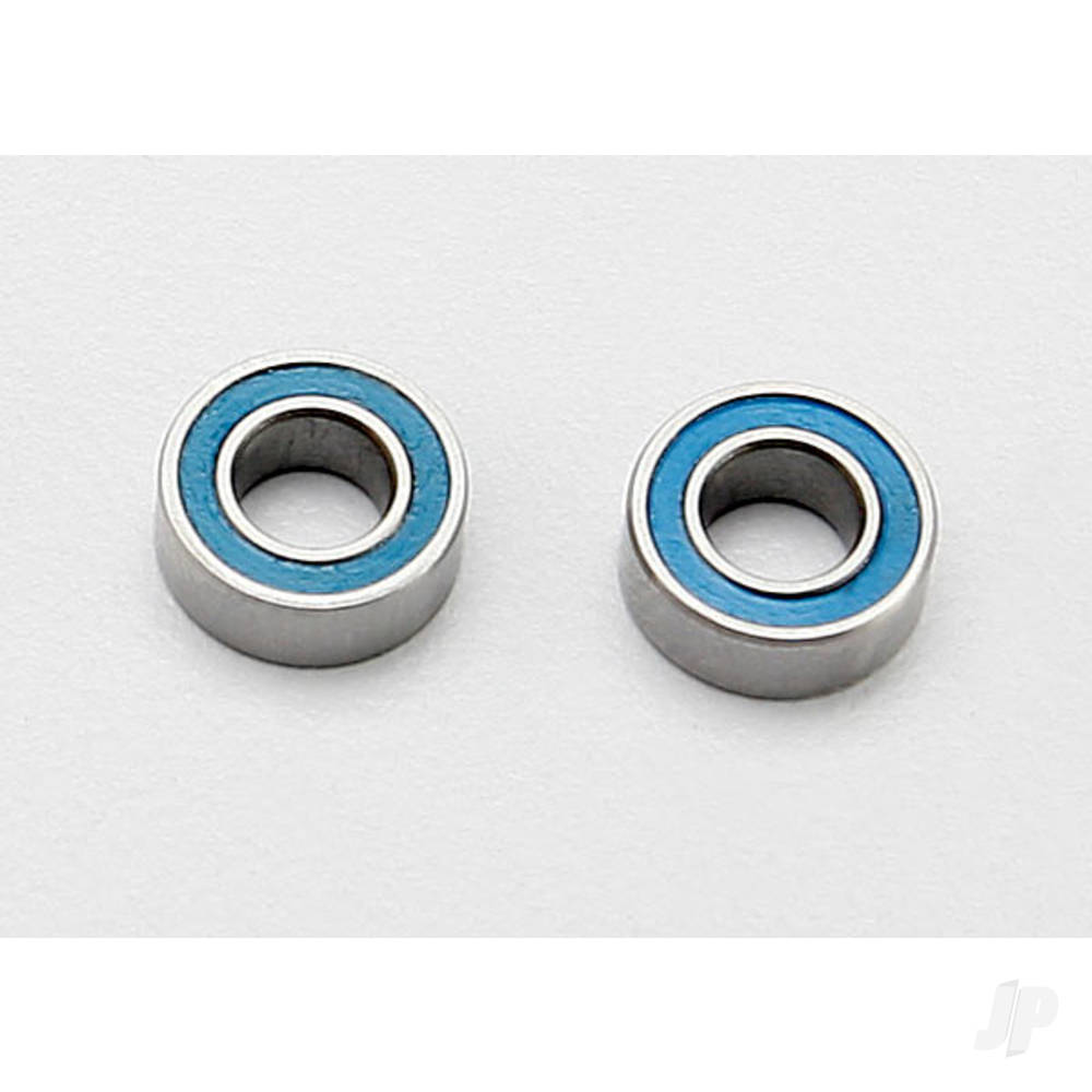 Traxxas Ball bearings, Blue rubber sealed (4x8x3mm) (2 pcs)