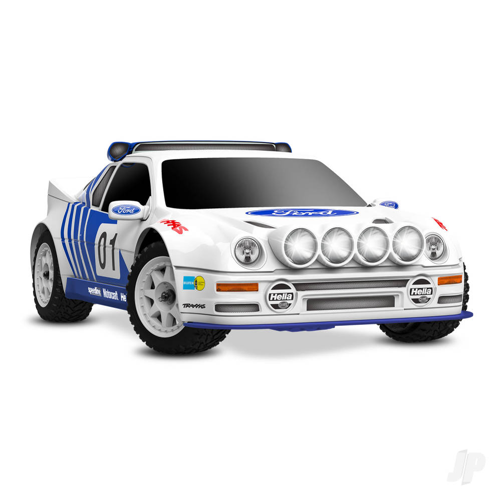 Traxxas Mini Rally VXL Ford RS200 4WD RTR (+ TQi 2-ch, VXL-3S, 2S LiPo, USB-C Charger, Clipless Body)-4