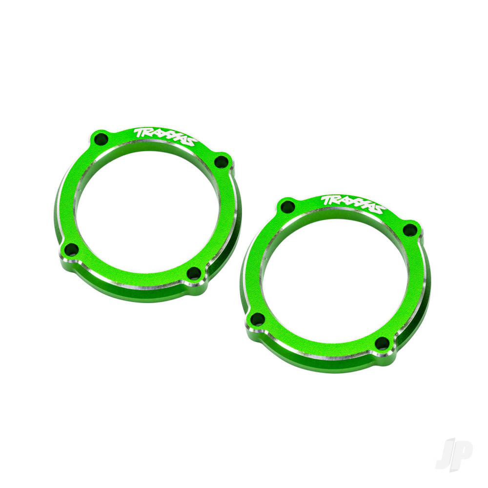 Traxxas Retainer, LED light pod (green-anodised 6061-T6 aluminium) (2)