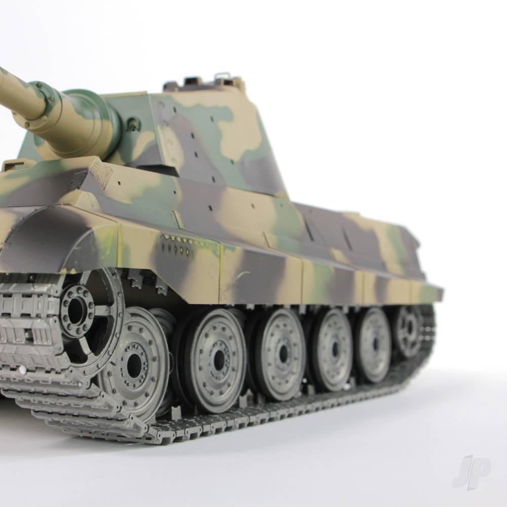 henglong-116-german-king-tiger-henschel-with-infrared-battle-system-24ghz-shooter-smoke-sound-metal-gearbox-metal-tracks-metal-road-wheels-sprocket-idler