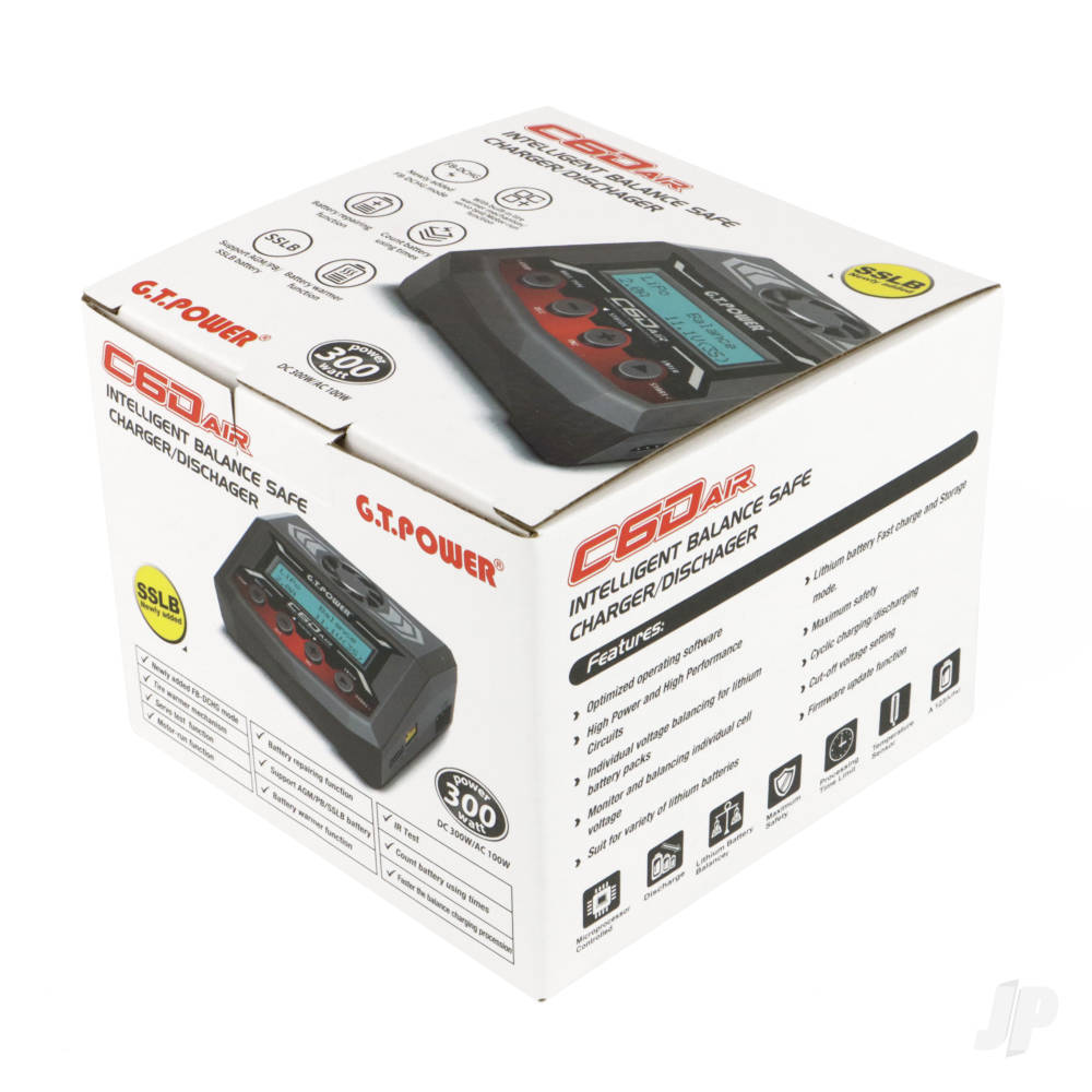 GT Power C6D Air 100W AC/DC 12A Intelligent Charger (UK)-7