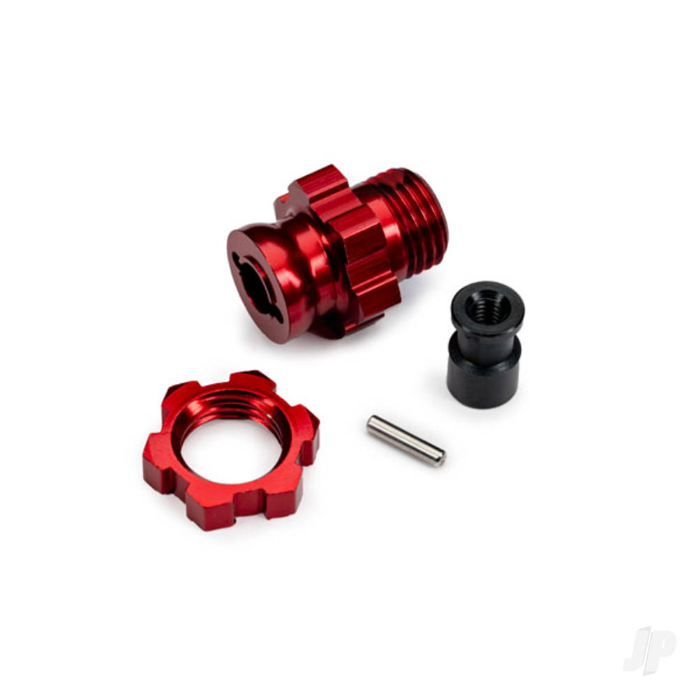 traxxas-wheel-hubnut-17mm-splined-red