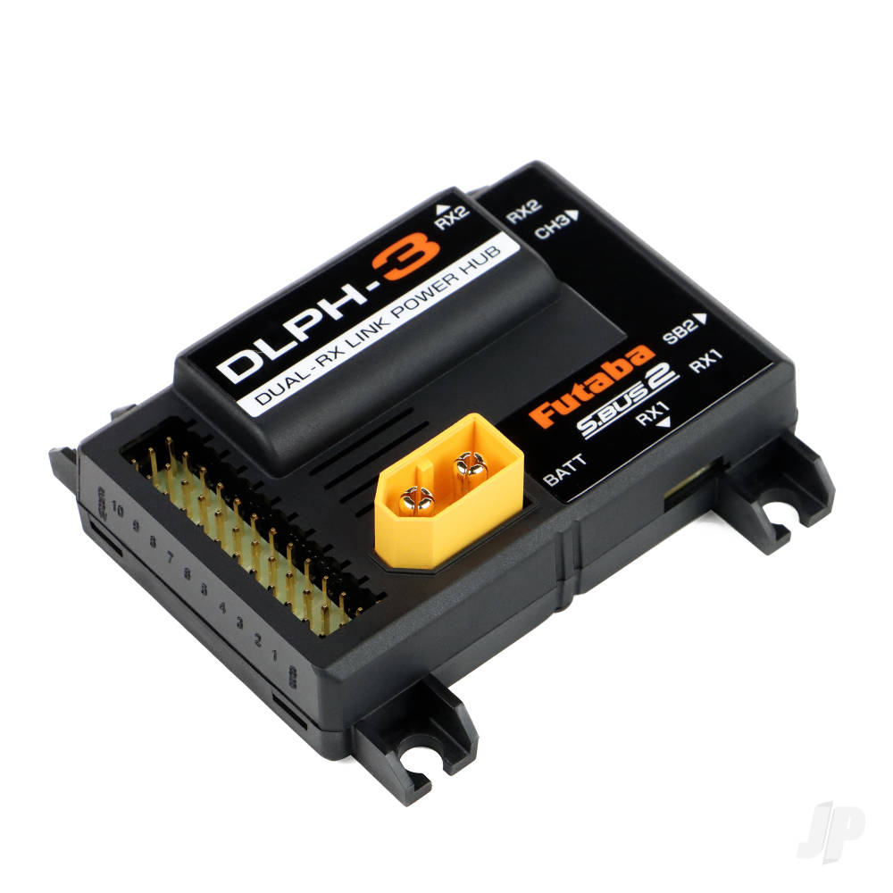 Futaba DLPH-3 10-channel Dual Rx Link Power Hub-3
