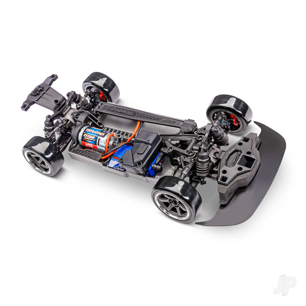 Traxxas 4-Tec Drift Nissan 240SX 1:10 2WD RTR Electric, Red (+ TQi 3-ch, XL-5, Titan Drift 21T, Clipless Body)-6