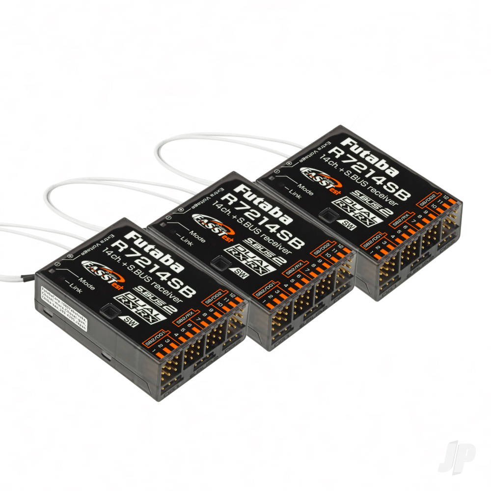 Futaba T26SZ 26-Channel Air Radio with 3x R7214SB Rx, Multi Mode-23