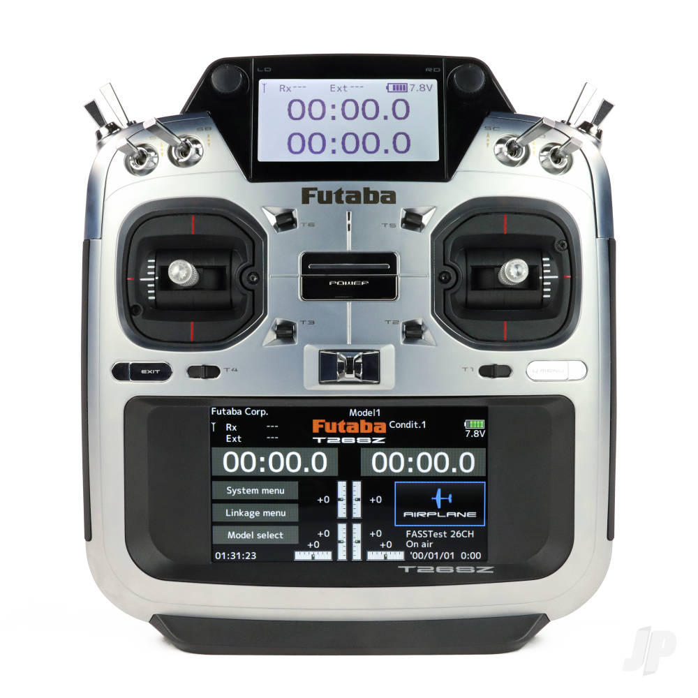 Futaba T26SZ 26-Channel Air Radio with 3x R7208SB Rx, Multi Mode